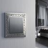 Выключатель одноклавишный проходной Werkel Серебряный рифленый 4690389158902