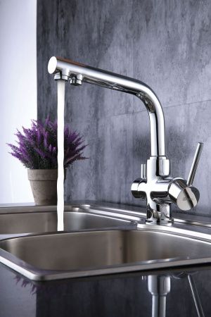 Смеситель для кухни LeMark Comfort LM3061C на мойку хром