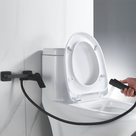 Гигиенический душ со смесителем Shevanik S4105H-1 черный