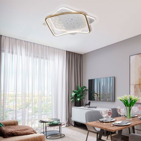 Светильник потолочный LED4U L1037-520 GD