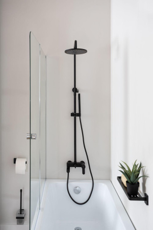 Душевая стойка Paffoni Blu ZCOL632NO настенная цвет черный