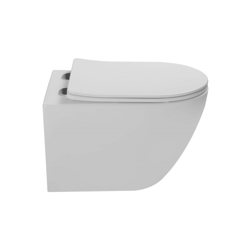 Унитаз подвесной Vincea Globo VT1-14ST белый с сиденьем микролифт безободковый смыв торнадо