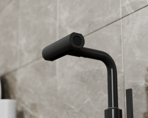 Смеситель для кухни Rush Tinos TI3732-17Black на столешницу черный - фото 4