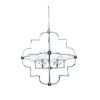Люстра подвесная Lumina Deco Baltimore (Балтиморе) LDP 8020-6 CHR+WT