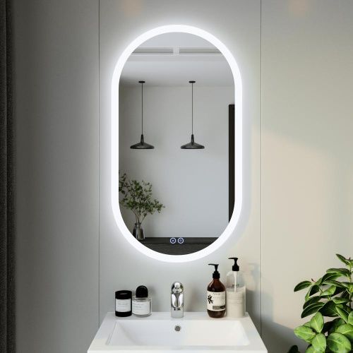 Зеркало с подсветкой Бриклаер 4627125415715 55х100 - фото 5