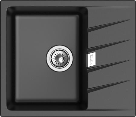 Кухонная мойка Rivelato RAUM RM-58 nero 60х50 цвет черный