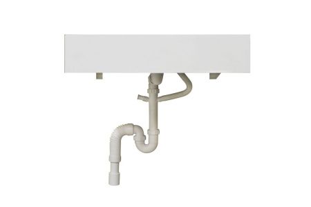 Раковина из искусственного камня Эстет Комфорт ФР-00000805 60х50 над стиральной машиной цвет белый 1 отверстие под смеситель