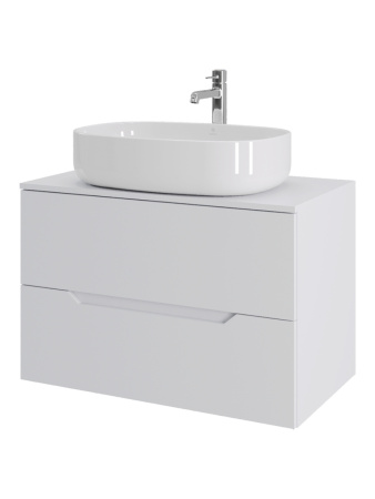 Тумба с раковиной Orange Line Li-80TuwMDF+B08-600W 81х46х68,7
