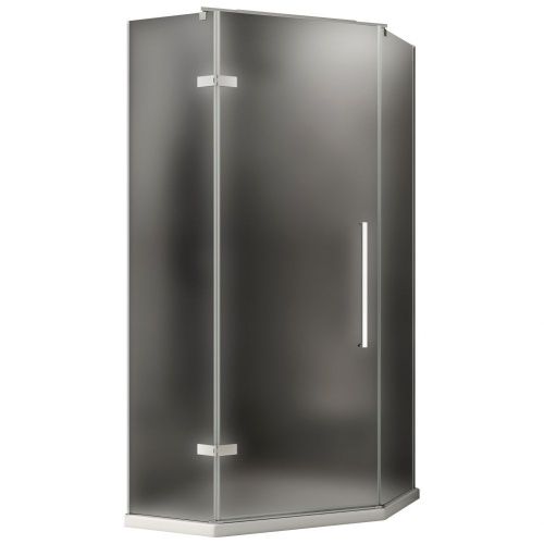 Душевой уголок Abber Ewiges Wasser AG05100M 100х100 стекло матовое профиль хром без поддона