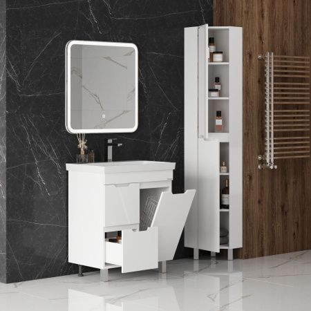 Тумба под раковину Onika Айленд 107062 70х40 напольная цвет белый