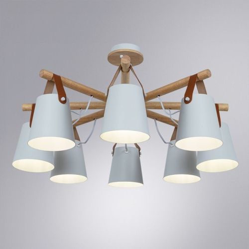 Люстра на штанге Arte Lamp Thomas (Тхомас) A7032PL-8WH - фото 2