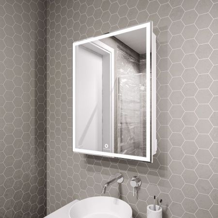 Зеркало-шкаф Grossman Меркадо 206018 60х80 подвесной цвет белый