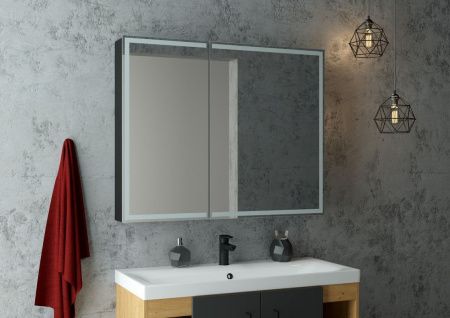 Зеркало-шкаф Continent Mirror Box МВК051 100х80 подвесной