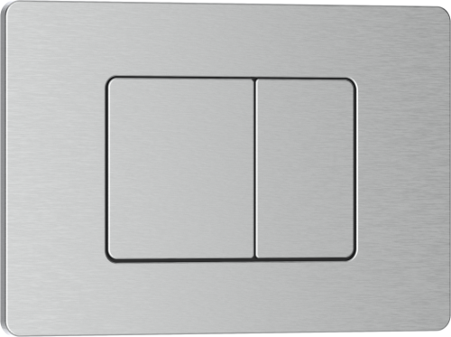 Клавиша смыва механическая Iberica Blanca INOX-C IB.B011.003.002 цвет серый - фото 2