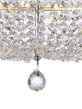 Люстра на штанге Natali Kovaltseva Barocco (Бароццо) BAROCCO 81405/8C CHROME