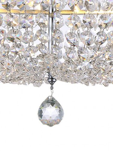 Люстра на штанге Natali Kovaltseva Barocco (Бароццо) BAROCCO 81405/8C CHROME - фото 3