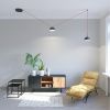 Трековый однофазный светильник Denkirs Belty flow (Белты флов) DK5561-BK