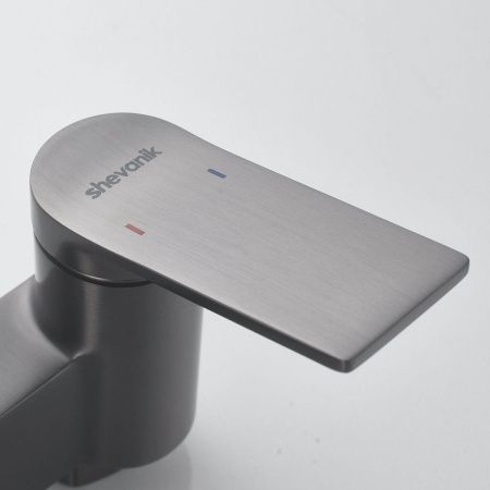 Душевая стойка Shevanik S4136T настенная цвет оружейная сталь