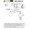 Люстра потолочная Omnilux Caldiero (Цалдиеро) OML-25407-05