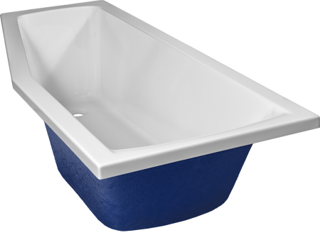 Ванна акриловая C-Bath CBA00401R 160х70 пристенная асимметричная