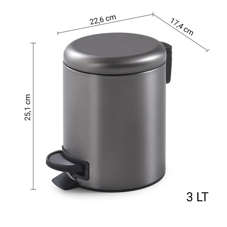 Ведро мусорное Gedy Potty 3209(81)