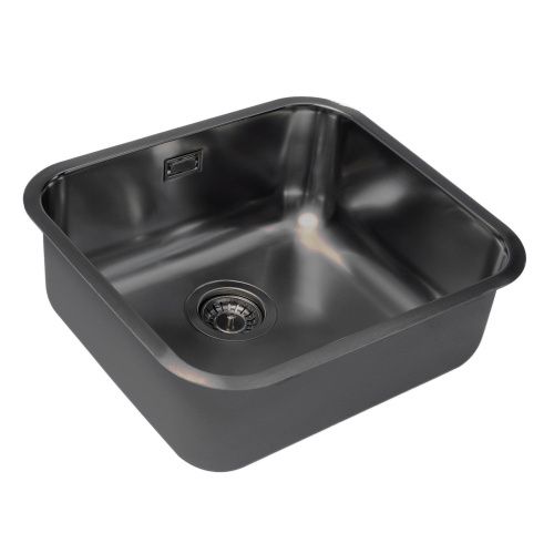 Кухонная мойка Grandex Aqua SELECT 49 2003343 50х45 цвет графит поверхность матовая - фото 2