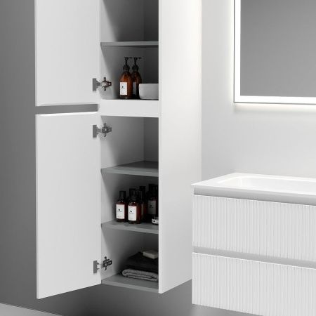 Шкаф-пенал Sancos SNOB T PSNT35W 40х170 подвесной цвет белый