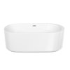Ванна акриловая Sancos Fiori FB04 170х80 отдельностоящая овальная с каркасом