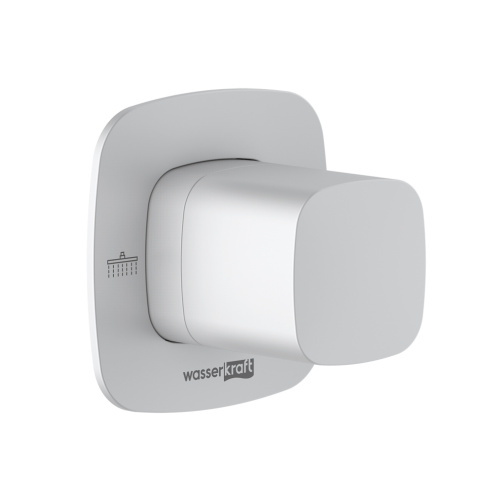 Переключатель на 2 выхода WasserKRAFT Saale 9500 A266 встраиваемый белый - фото 2