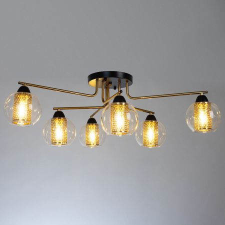 Люстра потолочная Arte Lamp MANCHESTER (МАНЦХЕСТЕР) A7045PL-6BK