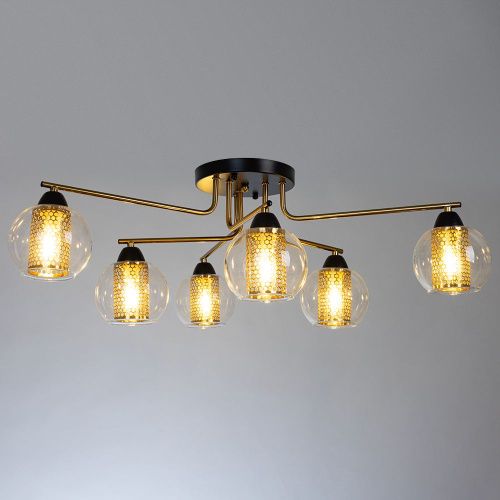 Люстра потолочная Arte Lamp MANCHESTER (МАНЦХЕСТЕР) A7045PL-6BK - фото 3