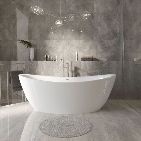 Ванна акриловая Grossman Galaxy GR-1402 180х85 отдельностоящая овальная с ножками