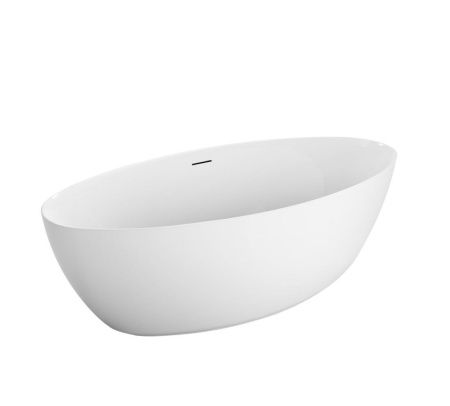 Ванна акриловая BelBagno BB707-1860-880 190х90 отдельностоящая овальная с ножками