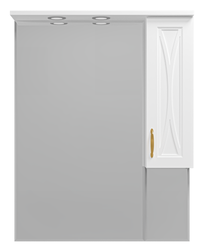 Зеркало-шкаф Misty Амбра П-Амб0280-0322ЯП 78х18х100 подвесной - фото 2 Зеркало-шкаф Misty Амбра П-Амб0280-0322ЯП 78х18х100 подвесной - фото 2