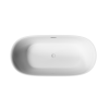 Ванна акриловая Sancos Fusion FB03 170х80 отдельностоящая овальная с каркасом