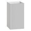 Раковина из искусственного камня Boheme Cube 802-R-MW 50х50 напольная цвет белый