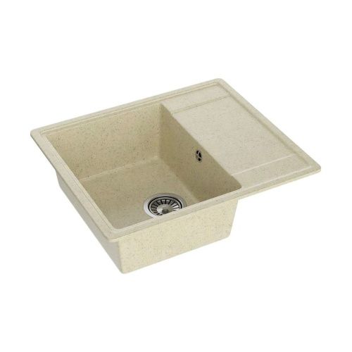 Кухонная мойка Maretti Kitchen 575 KT575-BE 58х50 цвет бежевый поверхность матовая - фото 4