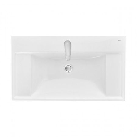 Раковина из искусственного камня Roca Ona ZRU9307562 80х50 накладная цвет белый