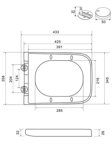 Унитаз подвесной Wonzon & Woghand Rona WW-UP2216-MB черный с сиденьем микролифт безободковый смыв торнадо - фото 3