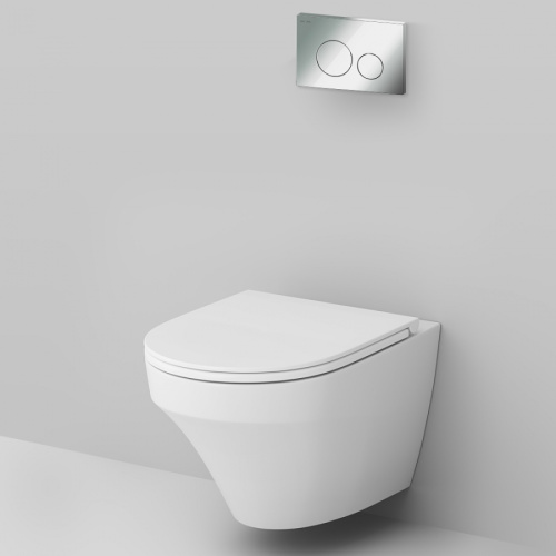 Комплект унитаз с инсталляцией с клавишей смыва Am.Pm Inspire IS49051.501700 - фото 3 Комплект унитаз с инсталляцией с клавишей смыва Am.Pm Inspire IS49051.501700 - фото 3