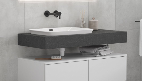 Столешница Velvex UNIT st.UNI.120-627 120х50х11 подвесная цвет графит - фото 3