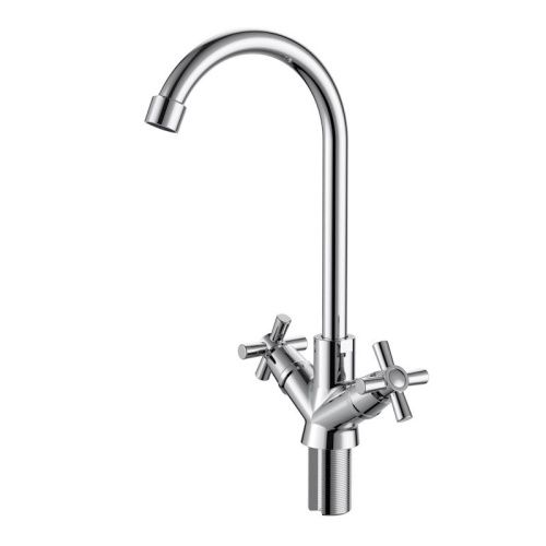 Смеситель для кухни Voda DV519 на мойку хром - фото 2