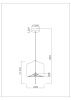 Светильник подвесной Arte Lamp Trixie (Триксие) A7084SP-1BK