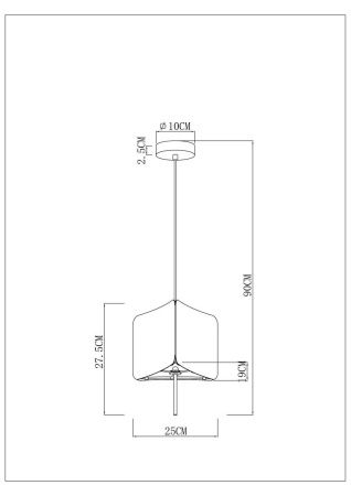 Светильник подвесной Arte Lamp Trixie (Триксие) A7084SP-1BK