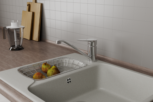 Смеситель для кухни Rush Haiti HA1935-25 на мойку хром - фото 3