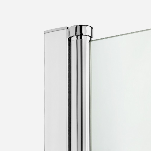 Душевой уголок New Trendy NEW SOLEO Chrome D-0149A/D-0151A 90х70 стекло прозрачное профиль хром глянцевый - фото 5