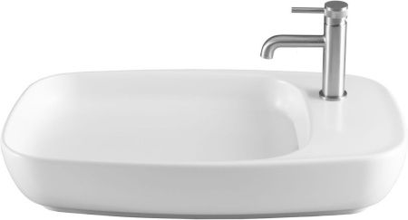 Раковина керамическая Allen Brau Liberty 4.32012.21 70х40 накладная цвет белый 1 отверстие под смеситель