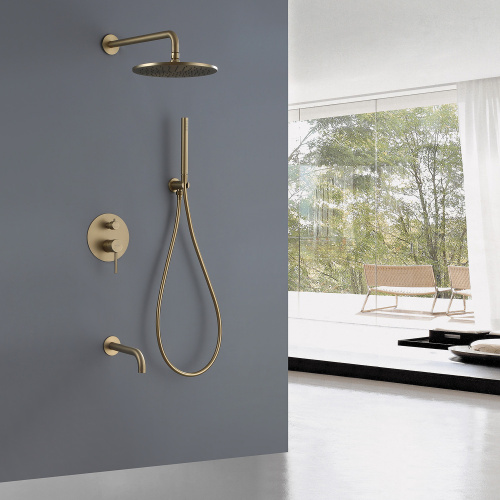 Душевая система ABBER AF8117G встраиваемая в стену - фото 2