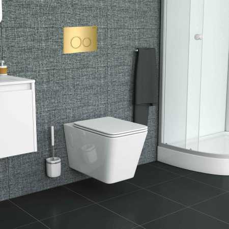 Инсталляция + кнопка смыва + унитаз Grossman Galaxy 97.4414S.01.300