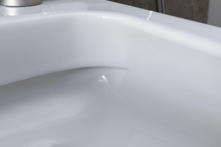 Чаша унитаза подвесная Allen Brau Priority 4.31002.20 цвет белый без сиденья безободковая каскадный смыв